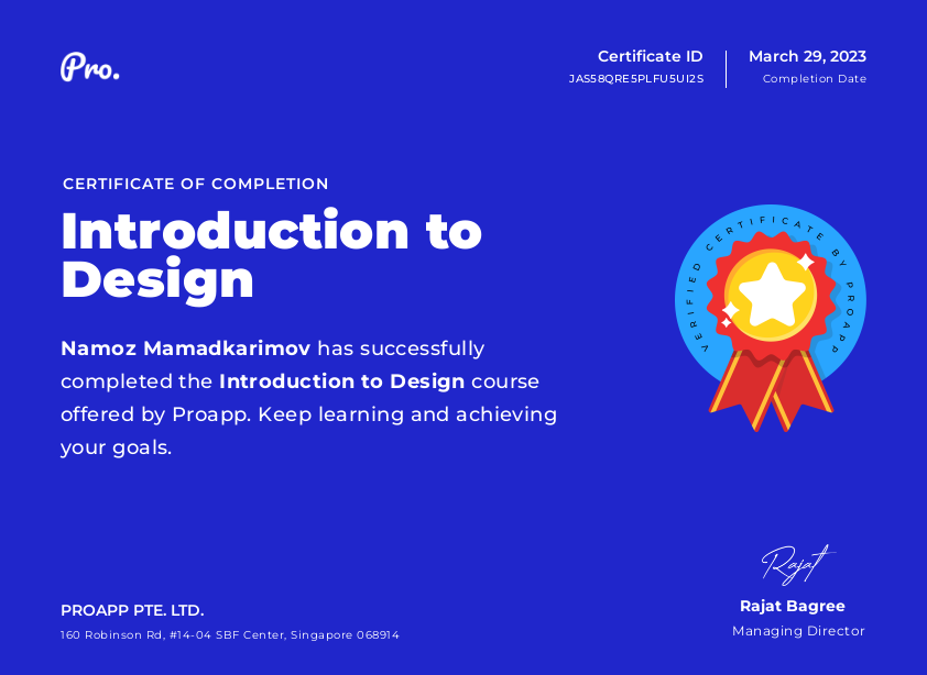Intro-Design-certificate